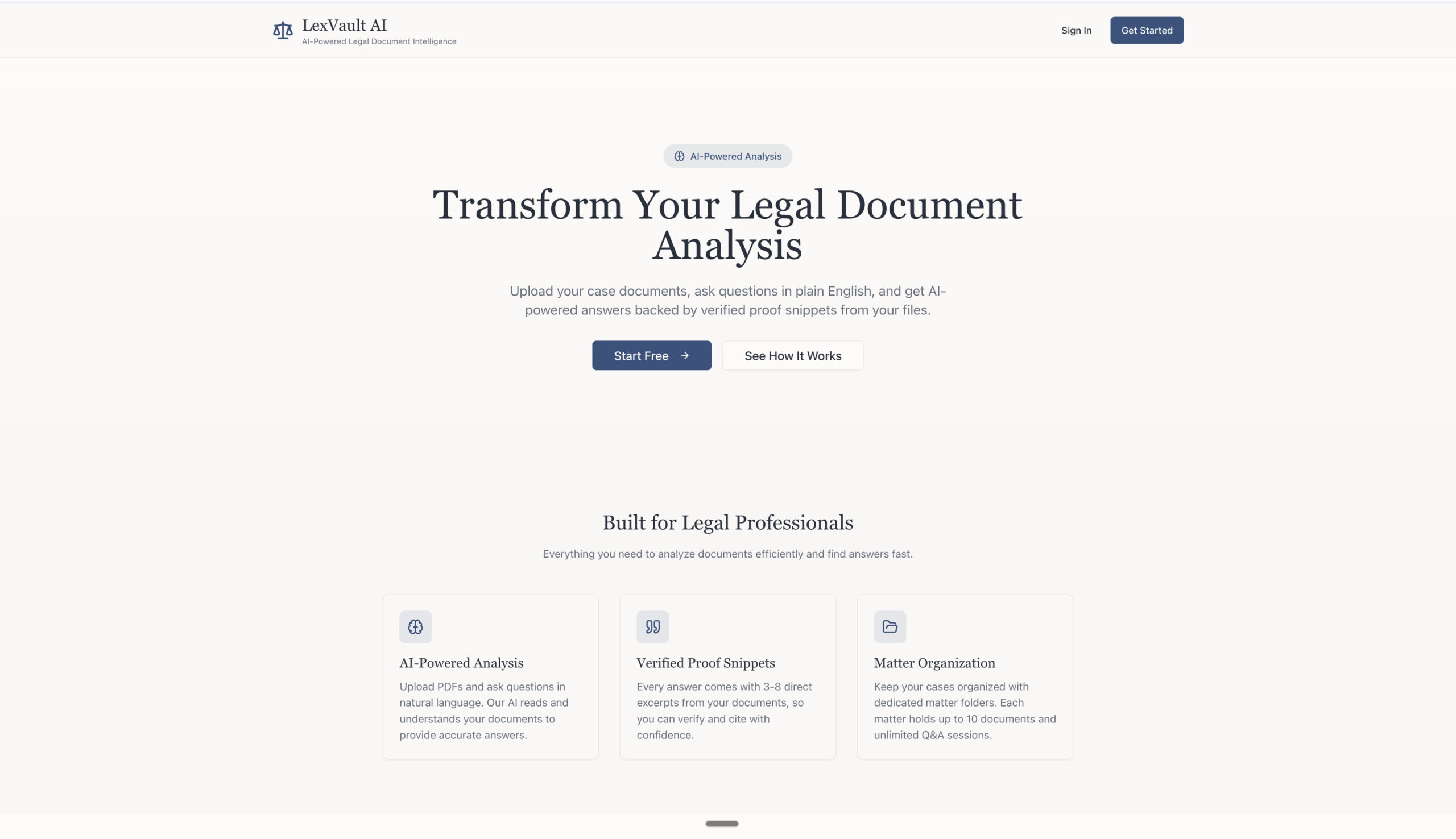 LexVault AI Case Study